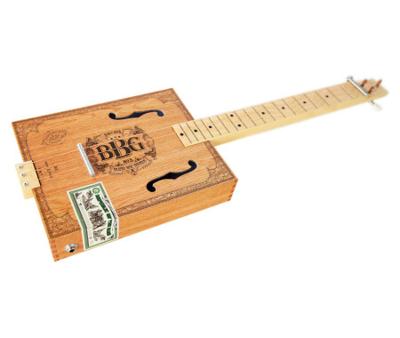 Hinkler BBG Electric Blues Cigar Box Slide Guitar Kit  - Retoure (Zustand: sehr gut)