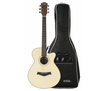 Rocktile WSC-101C NT Guitare acoustique folk, Concert Set compris gigbag