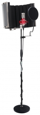 Pronomic CM-100R Großmembran-Mikrofon Komplettset inkl. Stativ, Popschutz, Micscreen & Kabel