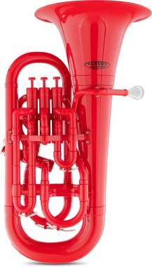 Classic Cantabile MardiBrass euphonium Sib en plastique rouge