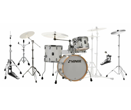 Sonor AQ2 Bop Shell Set White Pearl inkl. Hardware