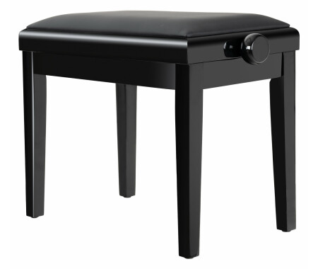 Classic Cantabile Banquette pour piano modèle A noir brillant