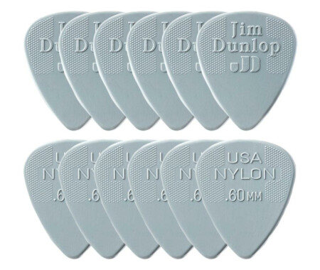 Dunlop Nylon Standard Picks 0,60 mm 12er Player's Pack