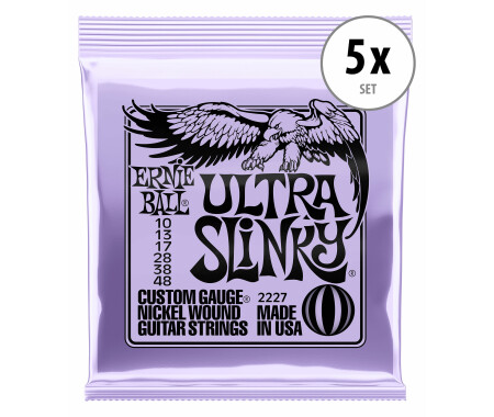 Ernie Ball 2227 Ultra Slinky 5x Set