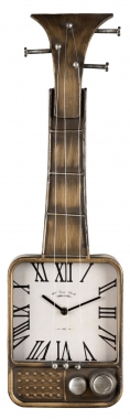 Stagecaptain GTU-6619 Wanduhr Gitarrenform
