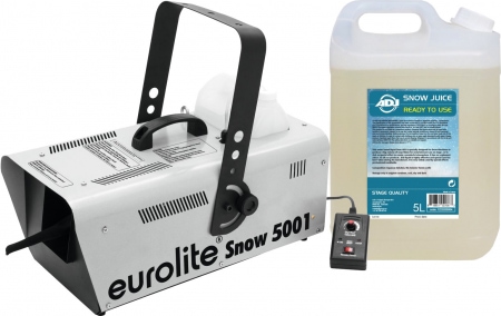 Eurolite Snow 5001 Schneemaschinen Set inkl. Snow Fluid 5L