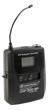 Omnitronic UHF-300 Taschensender 823-832/863-865MHz