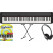 Casio CT-S1BK-76 Casiotone Keyboard Schwarz Set