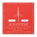 Augustine guitar string set Medium Tension red