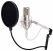 Pronomic CM-100S Studio micrófono de membrana grande & Popscreen