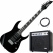 Ibanez GRG170DX-BKN E-Gitarre AK20G Set