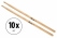 10 Paar XDrum Schlagzeug Sticks 5A Wood Tip