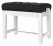 Classic Cantabile Piano Bench Model X White High Gloss