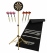 Stagecaptain DBS-1715 Bullseye Pro Dart Board with Gold Stand and Mat Set