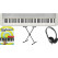 Casio CT-S1WE-76 Casiotone Keyboard Weiß Set