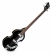Rocktile VB-2 "Black Magic" Vintage Beatbass (Violin Bass Guitar, Hollowbody, 2 Humbuckers) Black