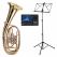 Classic Cantabile TH-38 Baritone SET with Tuner/Metronome and Music Stand