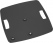 Omnitronic BPS-3 Bodenplatte Standfuß schwarz