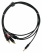 Pronomic Stage J3RC-1,5m câble audio 3,5mm stéréo jack/cinch 1,5 m noir
