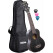 Cascha Premium Tenor Mahagoni Ukulele Set Schwarz