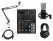 Yamaha AG06 MK2 USB-Audiointerface Schwarz Set