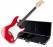 Shaman Element Series  STX-100R Electric Guitar Red Set incl. Case