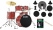 Tama ST50H5-CDS Stagestar Drumkit Candy Red Sparkle Set
