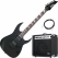 Ibanez GRG121DX-BKF E-Gitarre AK20GR Set