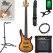 Ibanez SR375EF-BBT Fretless E-Bass Brown Burst Starter Set