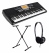 Classic Cantabile CPK-403 Keyboard  incl. Stand and Headphones