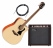 Set de Guitarra Electroacústica Classic Cantabile WS-20 NT "Songwriter Pro" con Amplificador combo