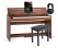 McGrey DP-18 WN Digitale piano moer mat set