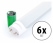 6x Showlite LED Tube Light T8W24K45F-1500mm Set (daylight white 4500 K)