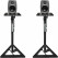 Genelec 8010A Anthrazit Stereo Stativ Set