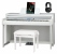 Classic Cantabile DP-A 610 Piano Digital Blanco Mate Set con Banqueta y Auriculares