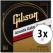 Gibson SAG-CBRW13 Coated 80/20 Bronze 3x Set