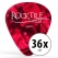 Rocktile Red Pick/Plettro 36 pezzi Heavy
