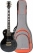 Rocktile Pro L-200BK Deluxe E-Gitarre Black Gigbag Set