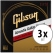 Gibson SAG-CBRW11 Coated 80/20 Bronze 3x Set