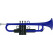 Classic Cantabile PTP-10BL MardiBrass Kunststoff Bb-Trompete Blau