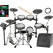 NUX DM-8 E-Drumset Komplettset mit Monitor, Hocker, Schule, Kabel und Sticks