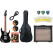 Ibanez GRG121SP-BKN E-Gitarre Black Night Starter Set