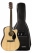 Fender CD-60SCE Westerngitarre Natural Gigbag Set