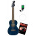 Fender Dhani Harrison Ukulele Sapphire Blue Transparent Set