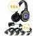 Beatfoxx SDH-340/16 USB-C Silent Disco V2 Kopfhörer Set + Ladegerät