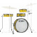 Tama LJK48PBN-ELY Club-Jam Pancake Electric Yellow