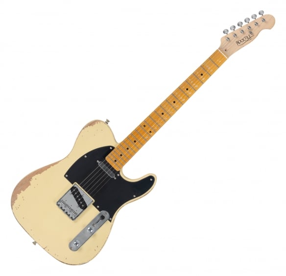 Rocktile Vinstage TL-HMWM E-Gitarre Vintage White Bild 1