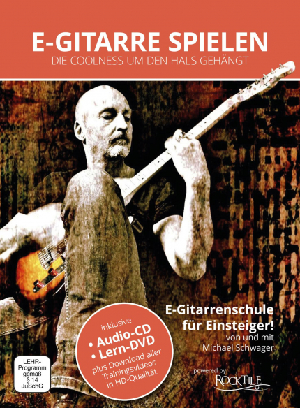 Michael Schwager, E-Gitarre spielen, E-Gitarrenschule + DVD und Playback-CD Bild 1