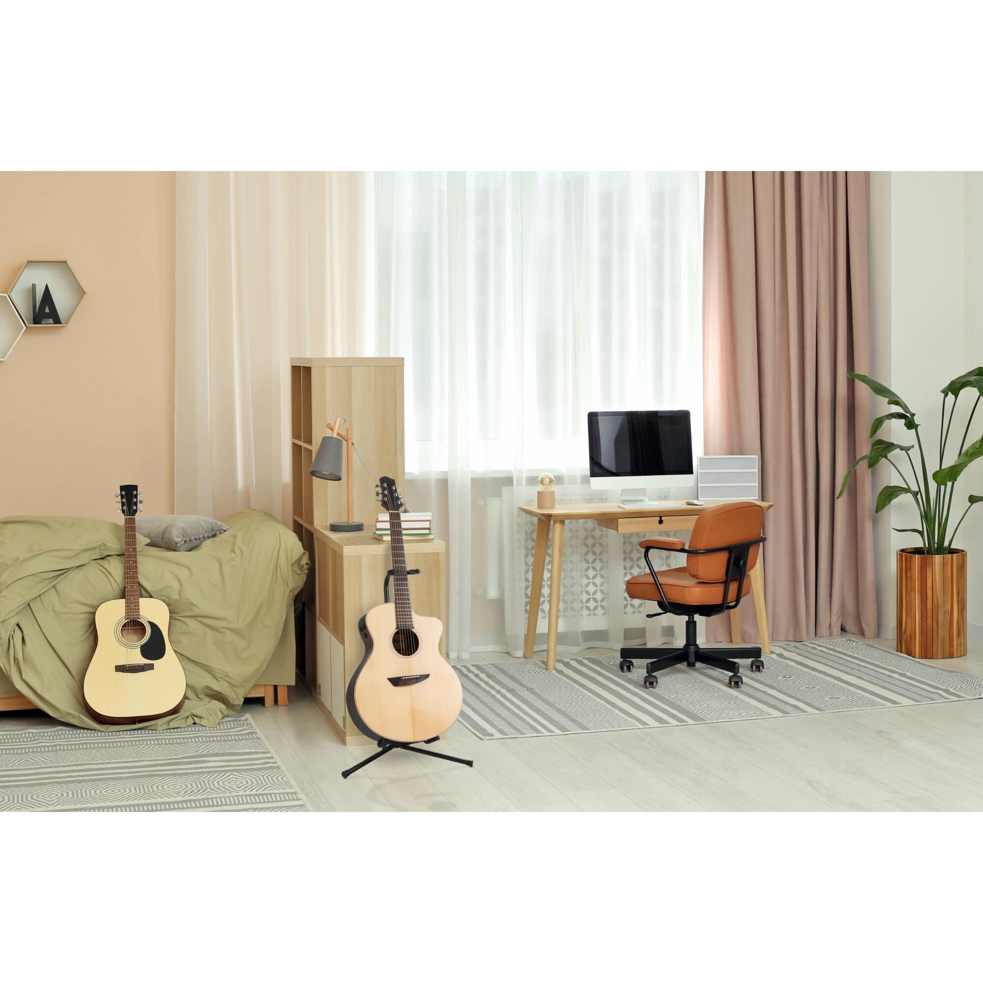 Rocktile GSN-01 Gitarrenständer mit Halsstütze Abbildung 2