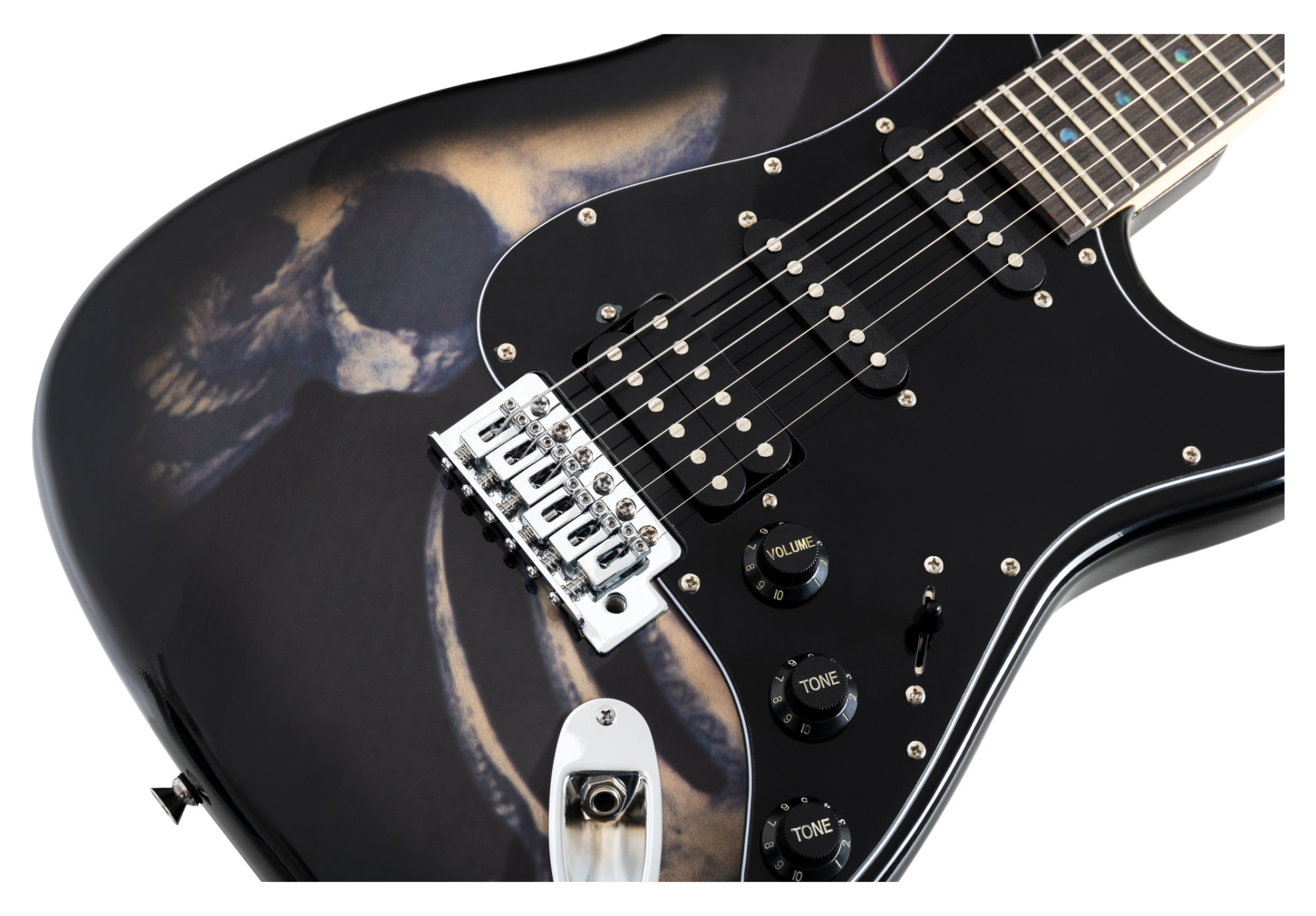 Rocktile Pro ST60-SK E-Gitarre Skull Abbildung 3